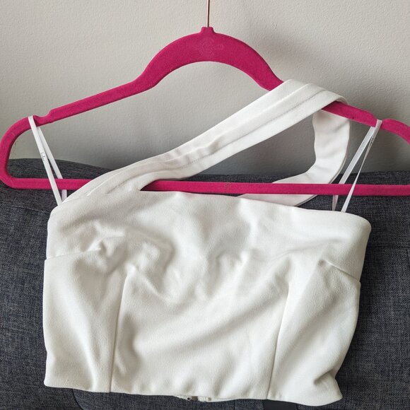 White Lulu's two-piece separates set - crop top and pants - brand new with tags! - Picture 4 of 7